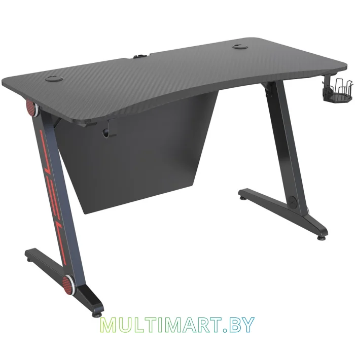 Компьютерный стол Cactus CS-GTZ-BKRD-CARBON